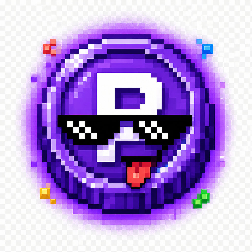 PIXEL coin mascot